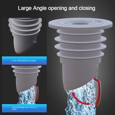 Abtropfstopper, Einwegventil, geruchsneutral, Dichtungsring für Bodenablaufrohr, Wasserrohrstopfen, Abflussabdeckung