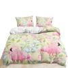 Bed Three-Piece Flamingo Animal Kit Digital Printing Two-Piece Set