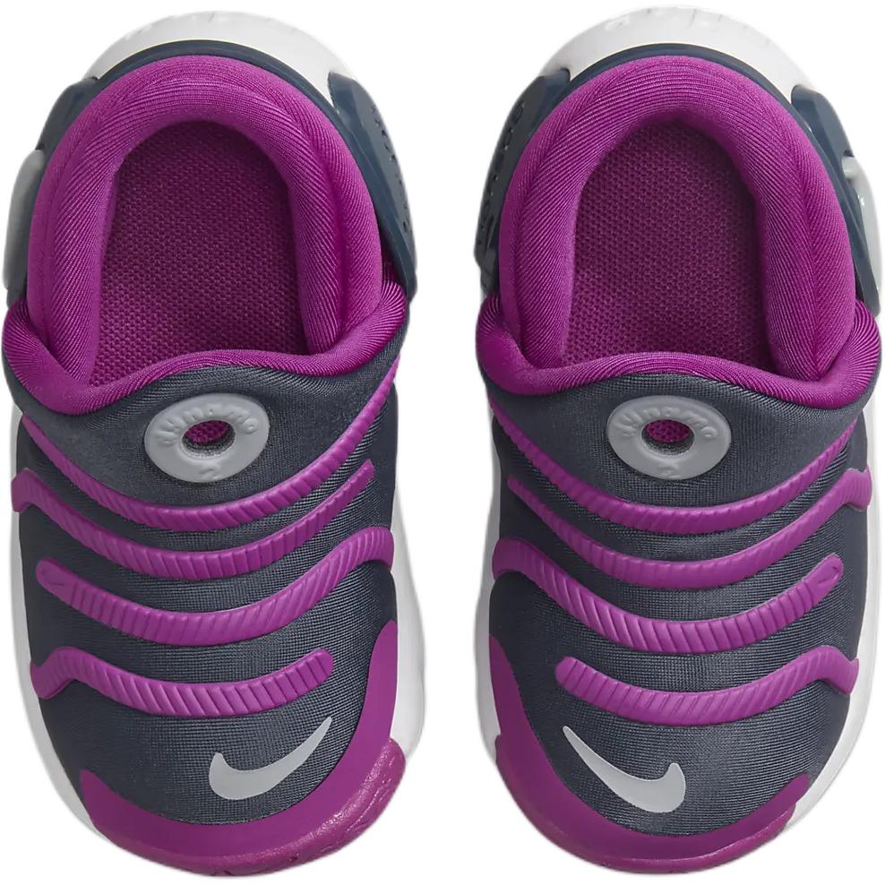 Nike Dynamo Go 2 EasyOn TD Hot Fuchsia Cement Grey Baby Sneakers Purple Thunder-Blue FD0554-500