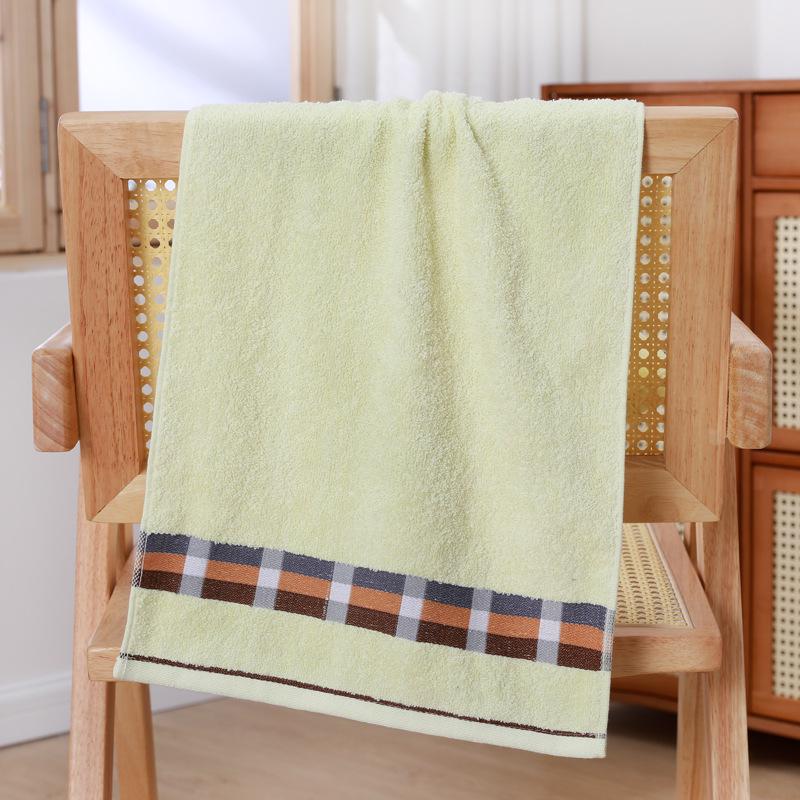 100% Cotton Thickened Bath & Face Towel - Soft, Absorbent, Adult Use, Perfect Gift