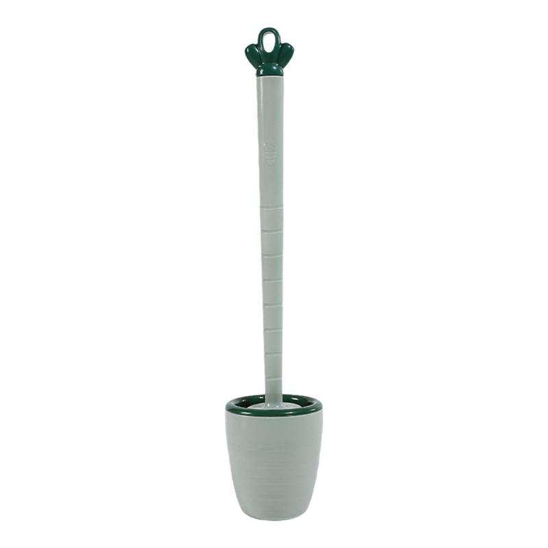 Toilet Brush Lavatory Brush Carrot Toilet Brush Holder Set No Drill Innovative Durable Bathroom Cleaning Brush