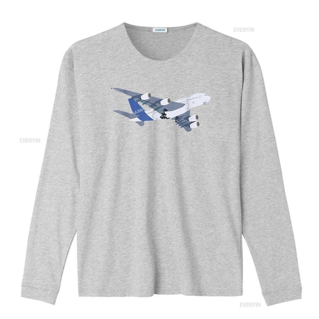 A380 SUPER JUMBO FLUGZEUG ERWACHSENE KINDER FLUGZEUG T-SHIRT vintage Gewaschen Bequem Weich Mann Streetwear Designer Kleidung Dehnbar
