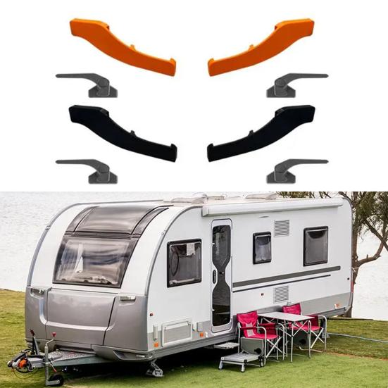 Yousheng 2Pcs RV Window Security Lock Heavy Duty Universal Left Right Hand Caravan Motorhome Window Latch Safety Lock Window Accessories
