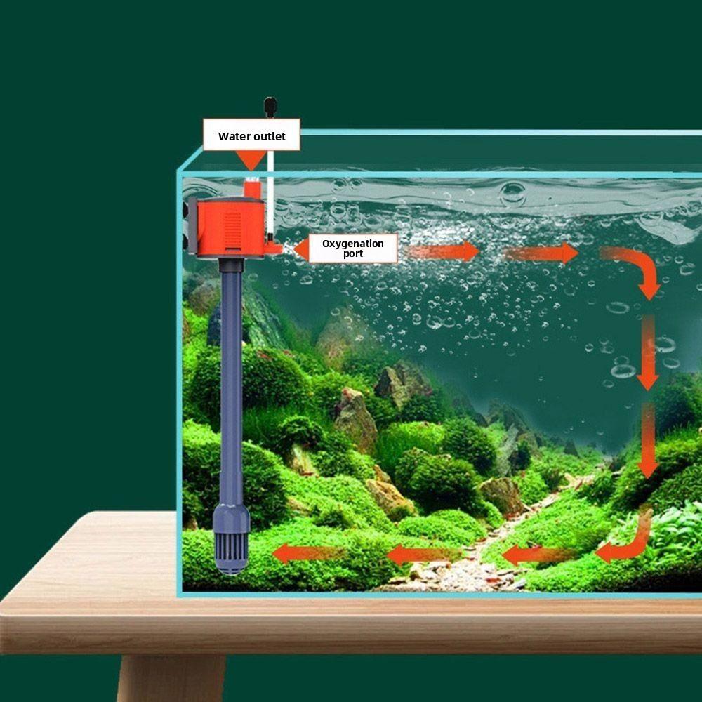 Circulating 3-in-1 Aquarium Filter Water Pump Waterproof Water Circulating Pump  Aquarium Use