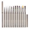 1Pcs Nail Art Brush Liner Brush Stripe Pattern Painting Brush Uv Gel Extension Drawing Carving Pen Diy Manicure Tool