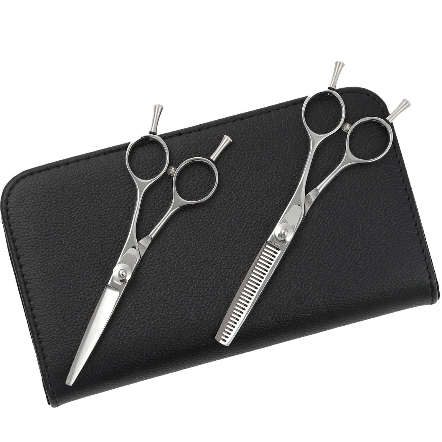 

a Japanese scissors scissors forged thinning scissors and for DEEDS, manufacturer, PP-02, 2-piece set, 5.5 inches, finish, snag-free clean-cut