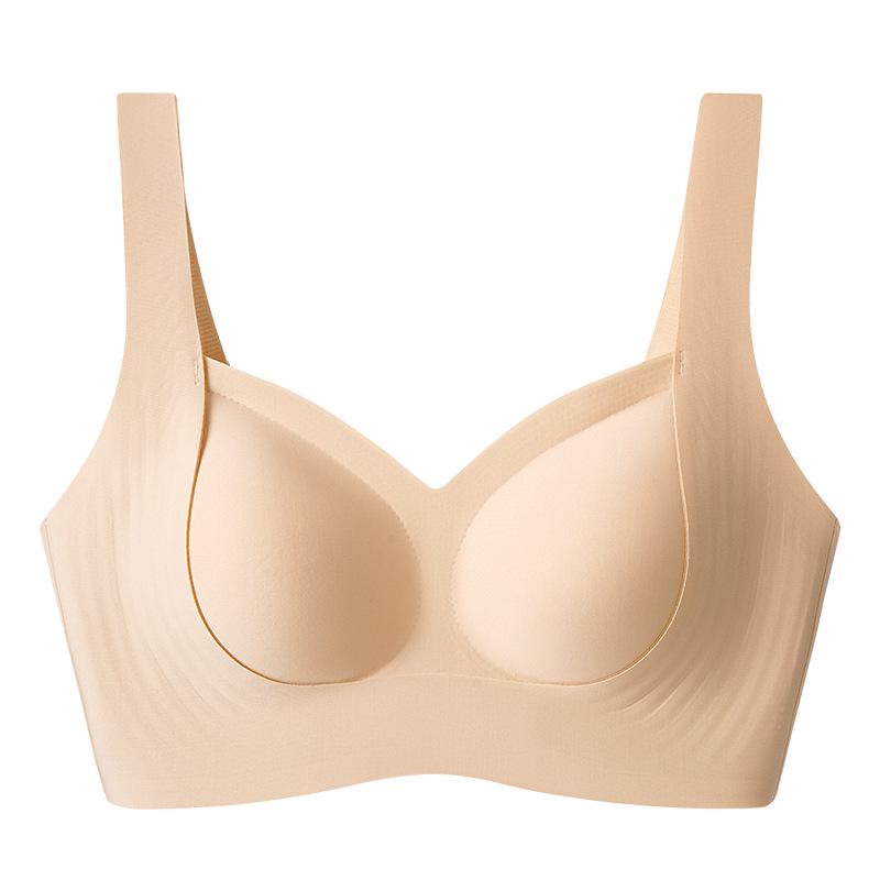 **Adjustable Soft Support Seamless Uplift Bra - No Underwire, Anti-Sagging, Side Support**