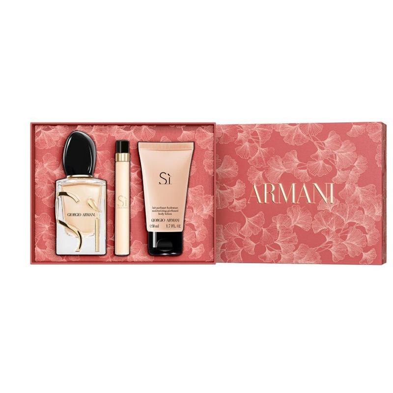 Armani Beloved Women's Fragrance Perfume Set EDP Blackcurrant Freesia 50ml+10ml+50ml