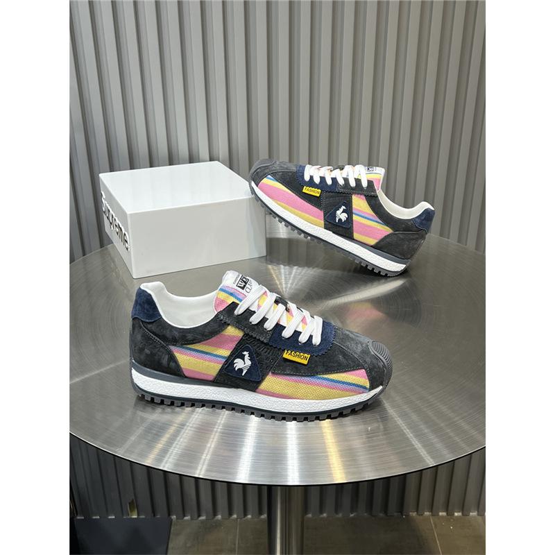 Summer new color matching breathable canvas board shoes trendy lightweight soft sole sports and leisure kl