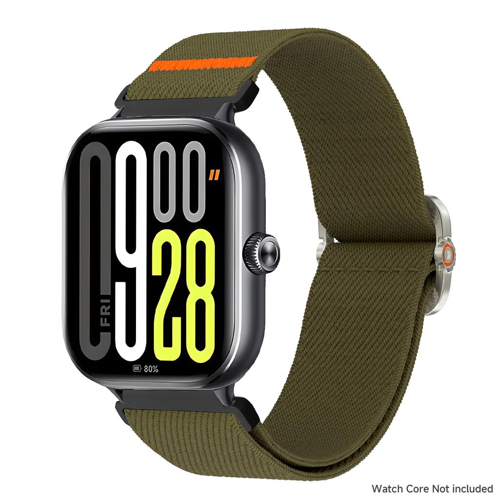 Elastic Nylon Band For Xiaomi Watch Miband 9/8 Pro Braided Sport Strap For Redmi Watch 6 5 4 Smartwatch Bracelet Accessories