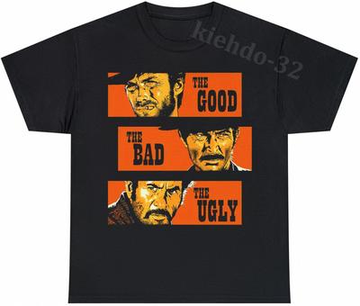 The Good The Bad and The Ugly 1966 Film Vintage T-shirt S-5XL Herr Dam Unisex Unisex T-shirt