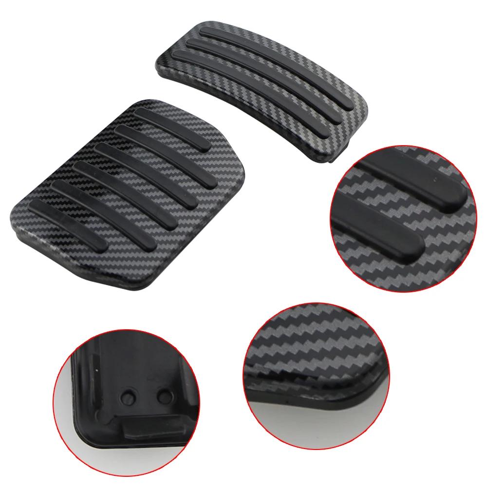 Pedali Auto per Tesla Model 3 Model Y 2025 2025 2025 Acceleratore Pedale Freno Gas Copertura Antiscivolo Pad Fibra di Carbonio Accessori