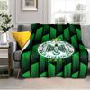 Raja Club Athletic Crest Blanket Suitable for Sofas, Beds, Offices, And Camping - Perfect Gift for Halloween Christmas
