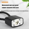 Multi-function Wire Rope Padlock with 3Pcs Keys Steel Cable Anti-theft Cabinet Lock Cabinet File Cabinet Long Padlock Lock