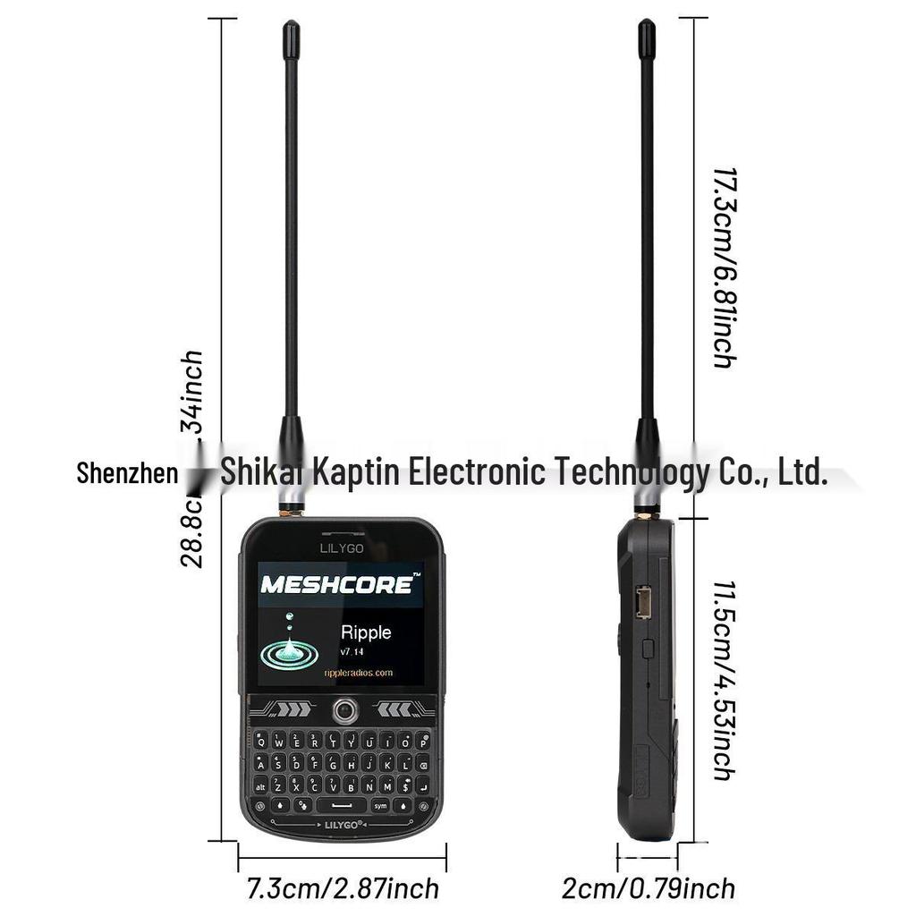 Terminal Mobile LoRa LILYGO T-Deck