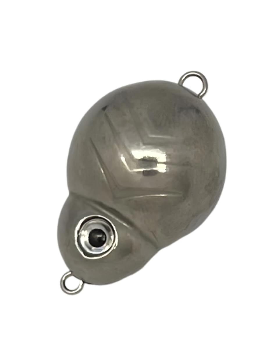 

Tungsten Head for Thai Jig and Tairaba Snowman (Polished Silver, 150g)