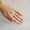 Silver Ring with Cubic Zirkonia (2130185) 3.25 Gr. 925 Samples
