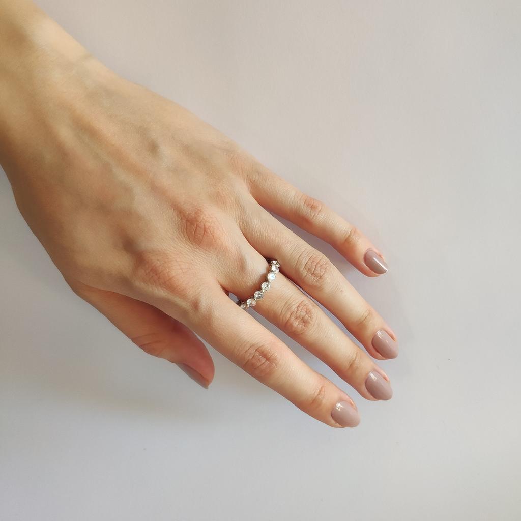 Silver Ring with Cubic Zirkonia (2130185) 3.25 Gr. 925 Samples