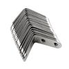Stainless Steel Corner Brace Set L Shaped Brackets Heavy Duty Corner Brackets Simple Install for Secure Wood Joining