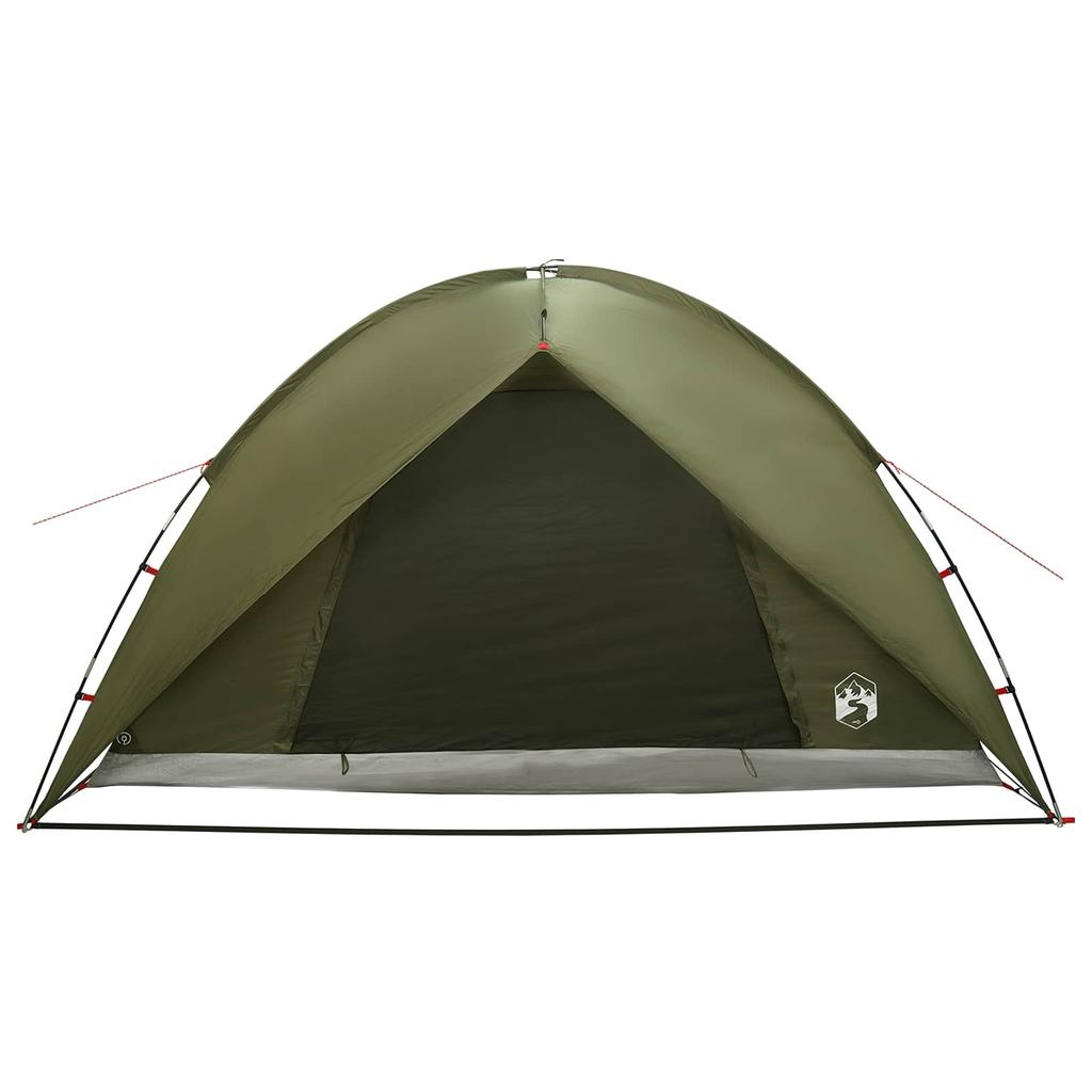Camping Tent with Rainfly Waterproof Dome Olive Green