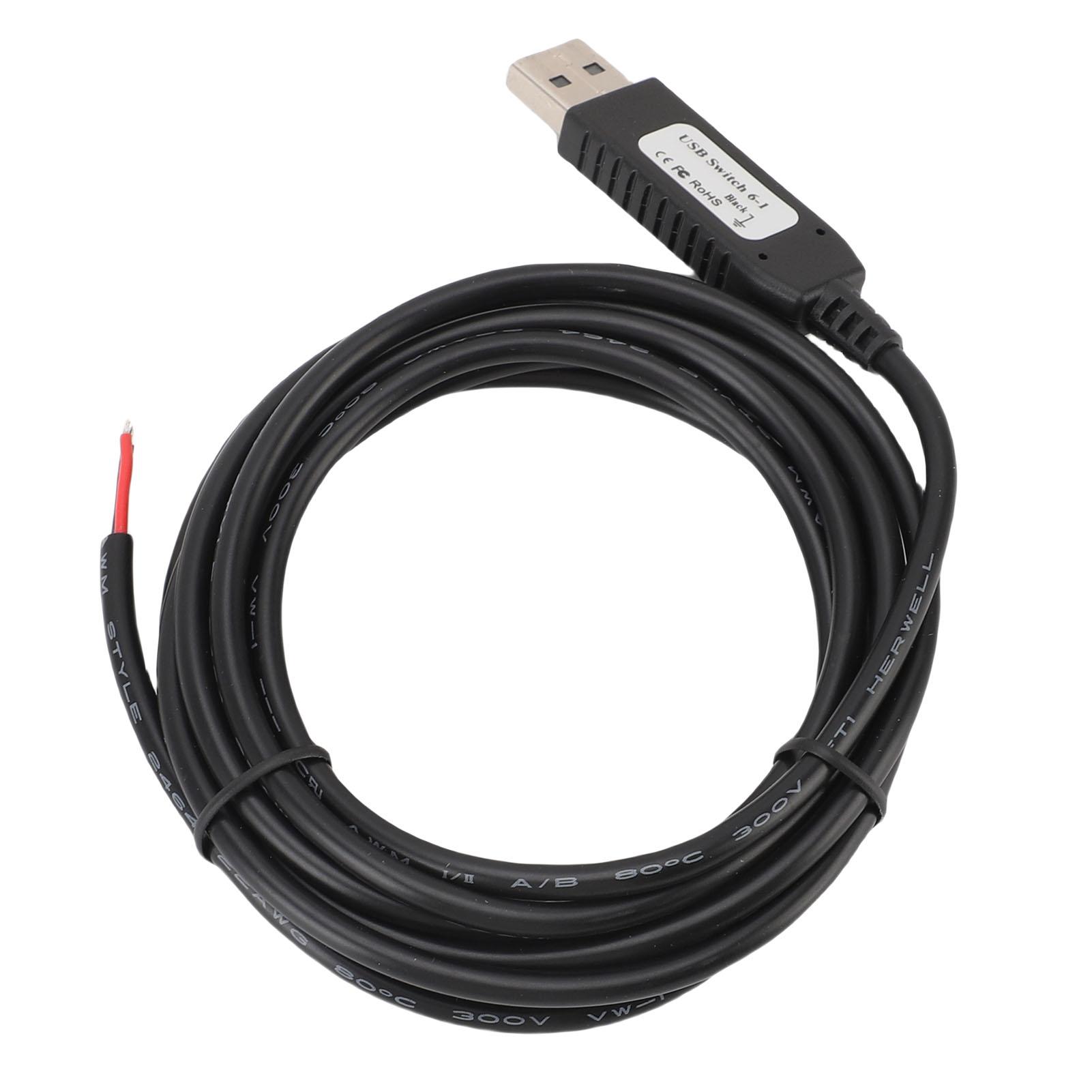 

Custom Shortcut Keys USB Switch Cable 2m Intelligent Chip Custom Keyboard Mouse USB Switch Line