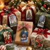 24pcs Snowman Christmas Hanging Ornaments Santa Claus Xmas Tree Decor  New Year