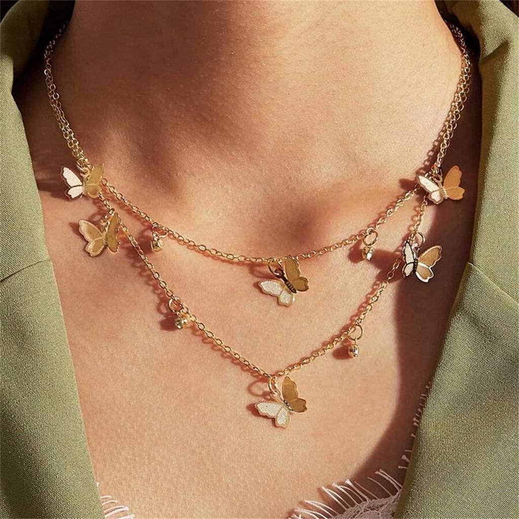 Vintage Multilayer Gold Color Rose Flower Round Plate Necklace For Women Simple Snake Chain Floral Choker Fashion Party Jewelry