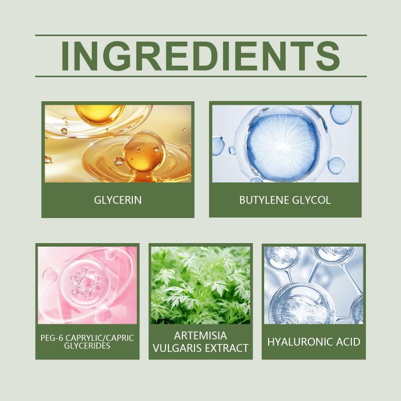 Mugwort Cleansing Oil Makeup Remover Dirt Deep Cleansing Pore Shrinking Refreshing Non Irritating Makeup Remover Oil 100Ml