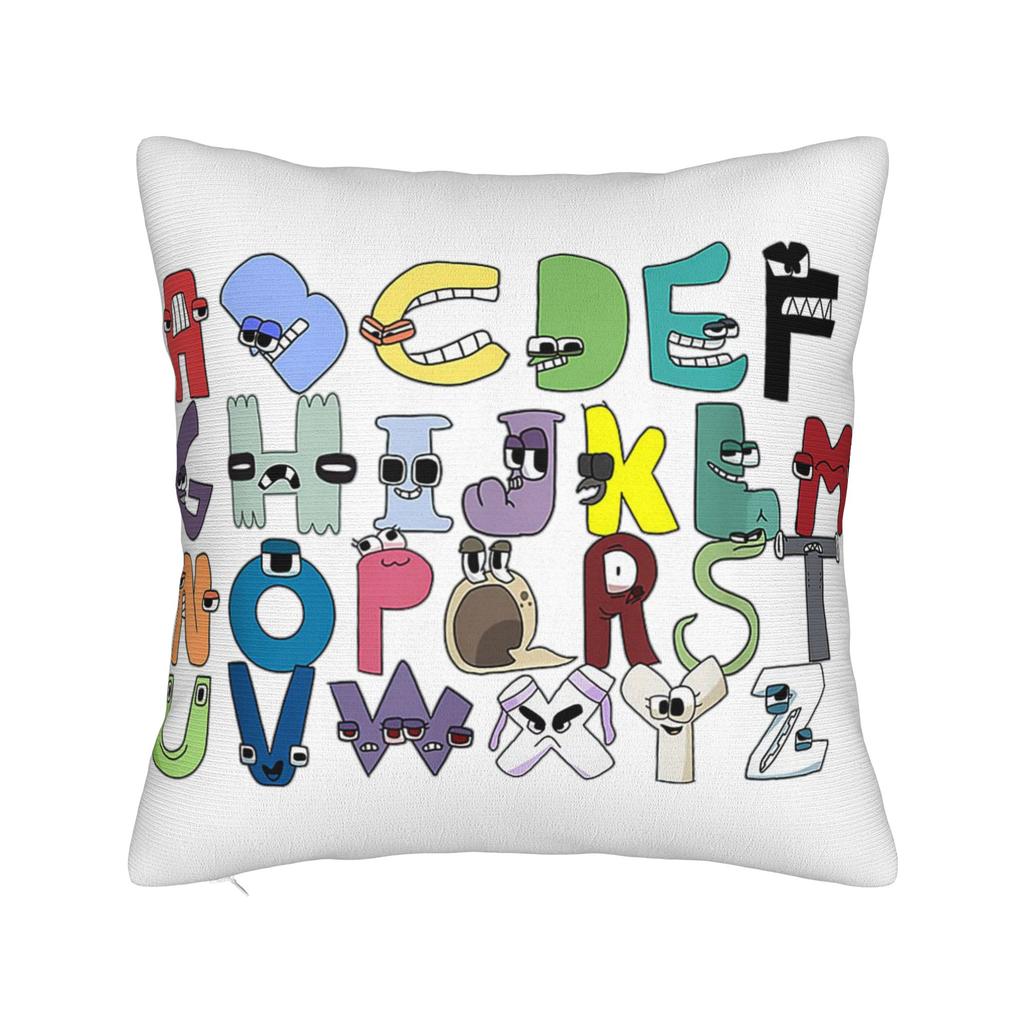 Alphabets English Cartoon Lores Pillowcase Polyester Cushion Cover Decor Villain Letters Pillow Case Cover Home Dropshipping