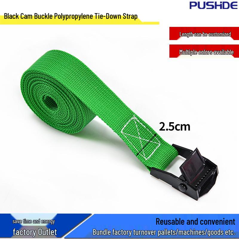 Zinc Alloy Cam Buckle Polypropylene Strap for Cargo Tie-Down