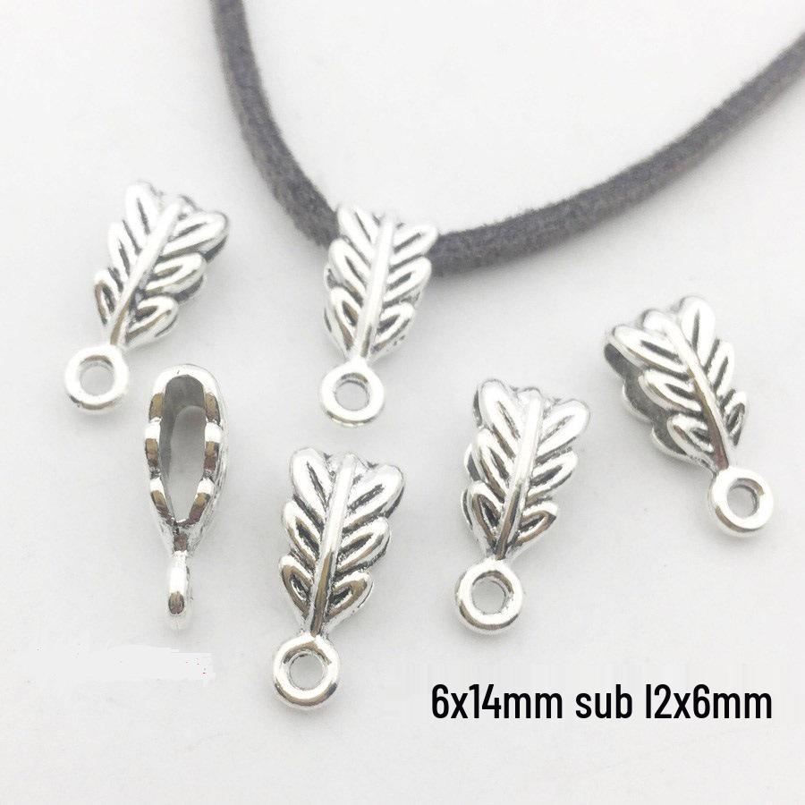 DIY Electroplated Jewelry Kit: Alloy Pendant Connector, Clasp, Jump Ring, Spacer Bead for Bracelets & Necklaces