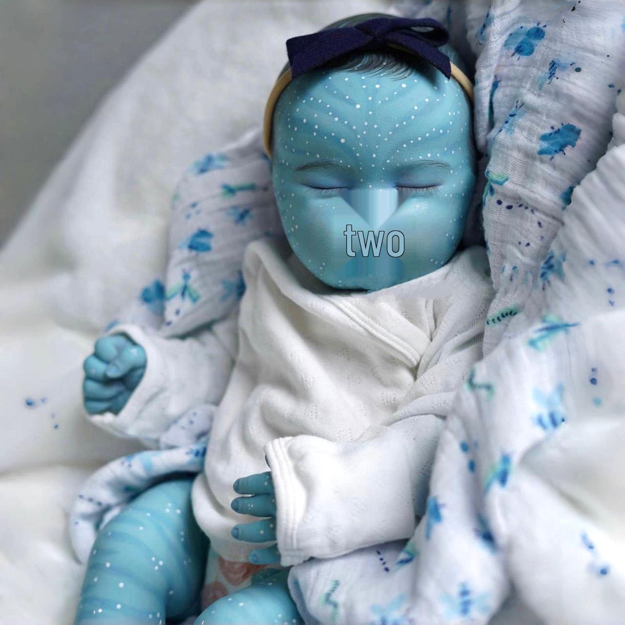 19-inch Reborn Alishar Avatar Doll 19 inch Cloth Body