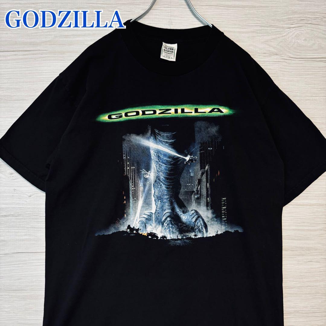 

[USED] Hard to find GODZILLA T-shirt, size L, movie, overseas