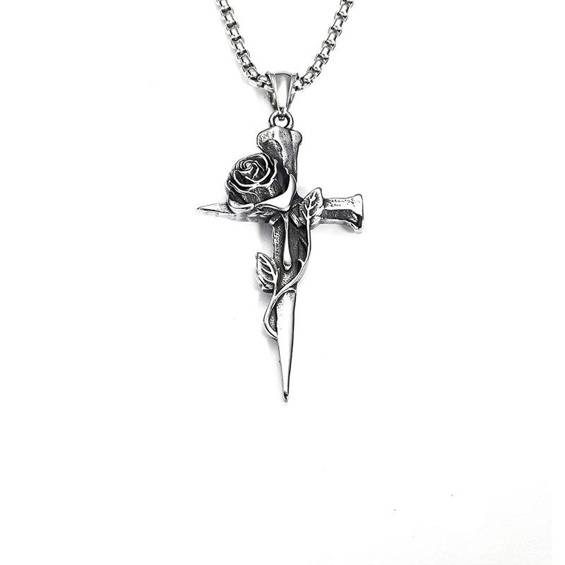 Men's Fitness Necklace Stylish Titanium Steel Boxing Glove Pendant