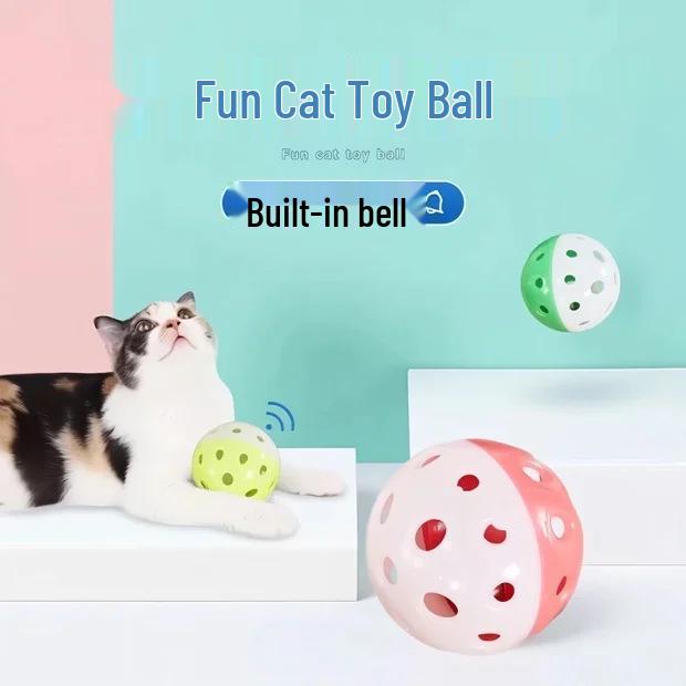New Customer Bonus: Interactive Sounding Cat Toy Ball with Bell