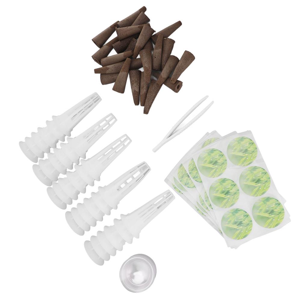 Hydroponic Pods Kit Plastic Peat Soilless Grow Baskets Domes Hydroponics Supplies for Indoor Garden