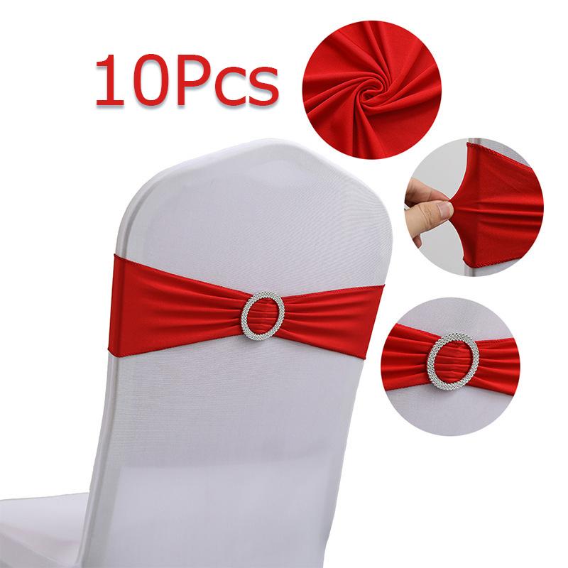 10 Stück Stuhllehnenbänder Wiederverwendbare Partydekorationen Restaurants Uni Bankette Universal Hochzeiten
