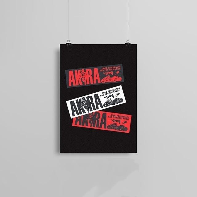 Canvas Nordic HD Prints Akira Movie Home Decorative Paintings Modular Pictures Modern Animation Artwork Bedroom Wall Art Poster