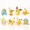Adorable Pikachu Figurine Collection Pvc 8 Variants With Detachable Swim Ring Psyduck