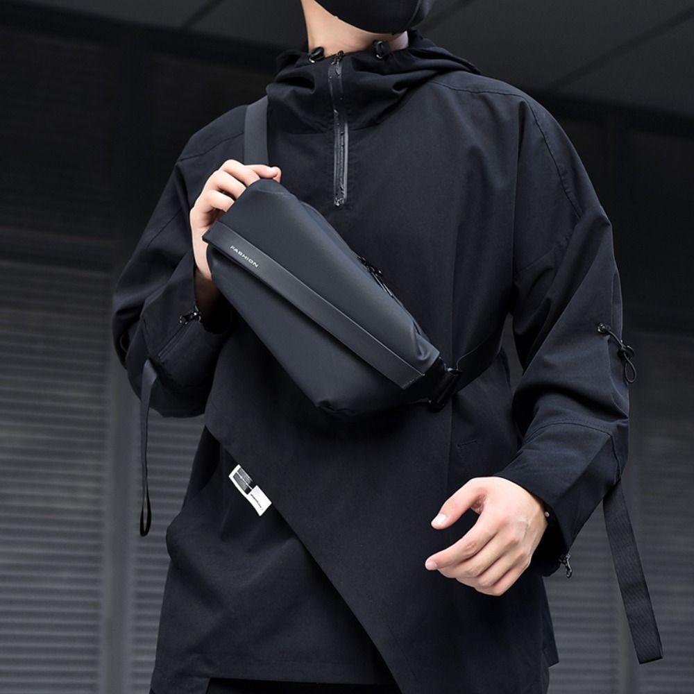 Larger Capacity Chest Bag Casual Style Shoulder Messenger Bag Waist Pack Bag  Business