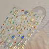Tomoni Nail Stickers: Trendy Metal and Gemstone Stationery-Inspired Designs