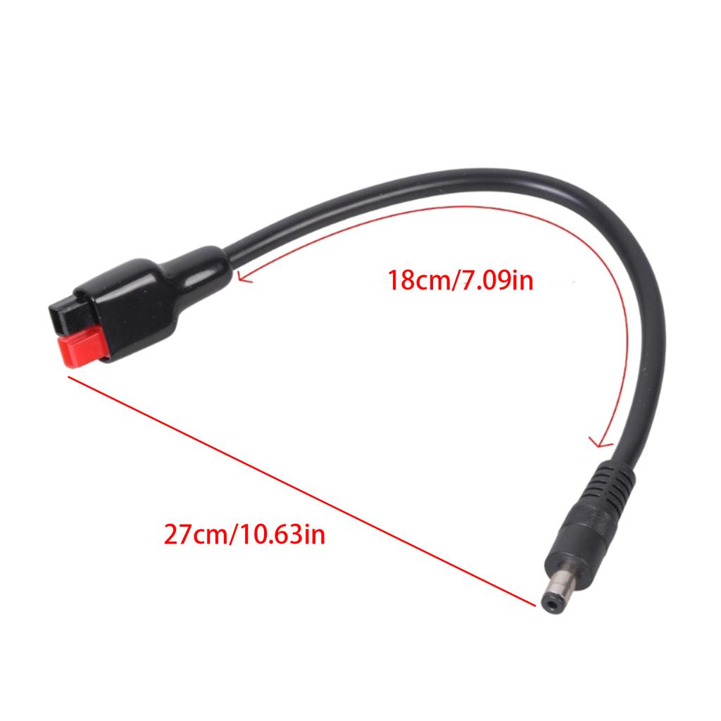 30A Connectors To DC5521 5525 Male Power Cord 25cm 15AWG For Backup Batteries And Portable Solar Panel