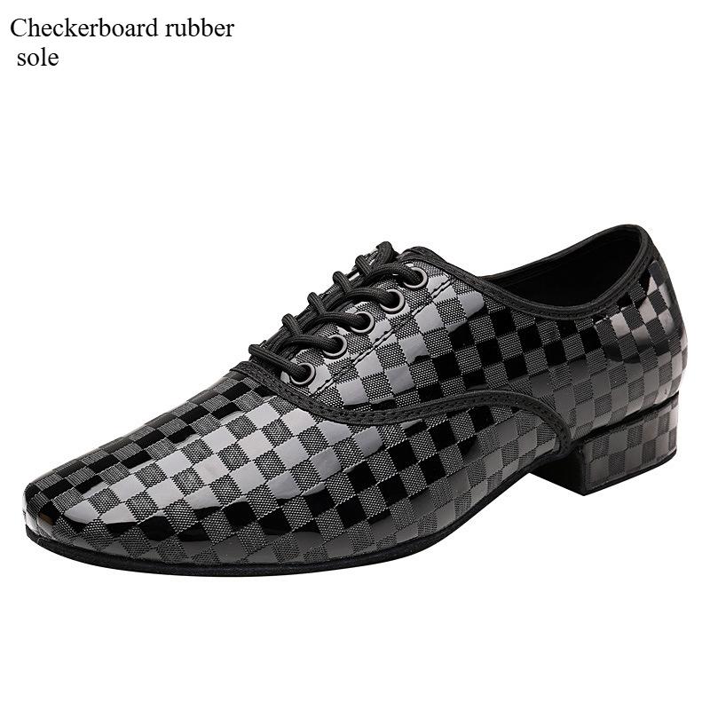

Новые мужские клетчатые современные танцевальные повседневные спортивные танцы в квадрате латиноамериканские танцы джайв уличные кроссовки на мягкой подошве 41