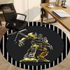1pc Transformer Robot Chair Carpet for Office - Indoor Non-Slip Washable Polyester Fiber Carpet, Soft Comfortable Mat For Office yy250928017