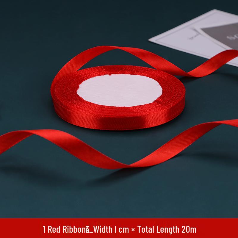 Wedding Candy Box Decoration Ribbon Multicolored Ribbon, Length Approx. 20m