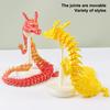 3D Printed Conjoined Dragon Ornaments, Movable Cartoon, Creative Dragon Plants, Rockery, Fish Tank Landscaping