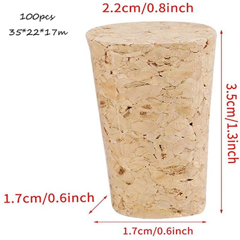 Blank Wine Corks Straight Corks Wine Stoppers Reusable Functional Portable Sealing Wine Bottle Stopper for Bottle