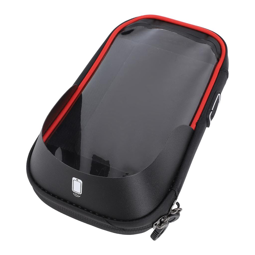 Bike Phone Bag Water Resistant Touch Screen 360 degrees Rotatable Cycling Phone Pouch with Sunshade Double