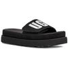 UGG Laton Slide Black Silver Slippers 'Black Silver' Women's 1110110-BSVR