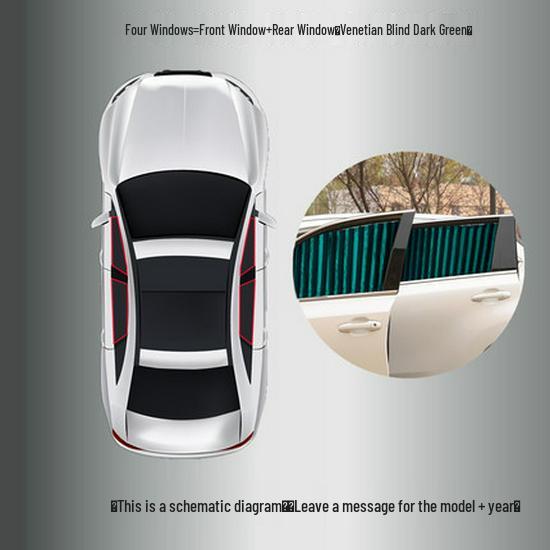 Volkswagen Tiguan L Interior Sunshade Curtain for Heat Insulation and Privacy